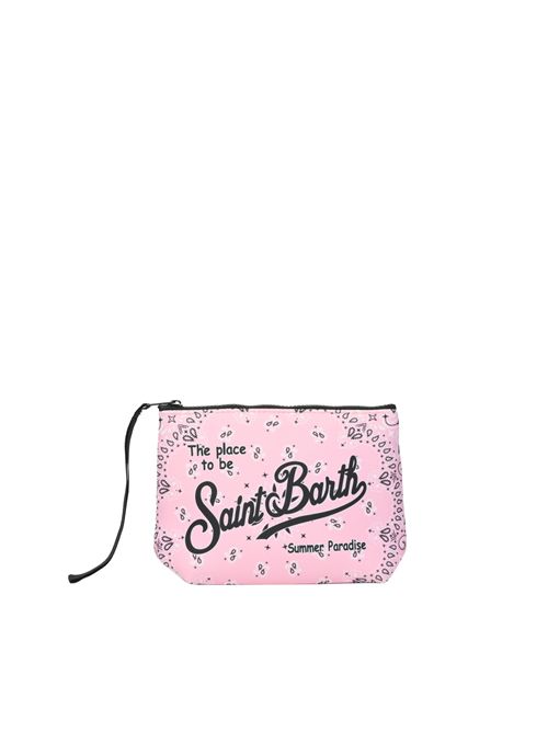 Pochette Aline in scuba con fantasia bandana Rosa Mc2 Saint Barth | ALIN00102639L